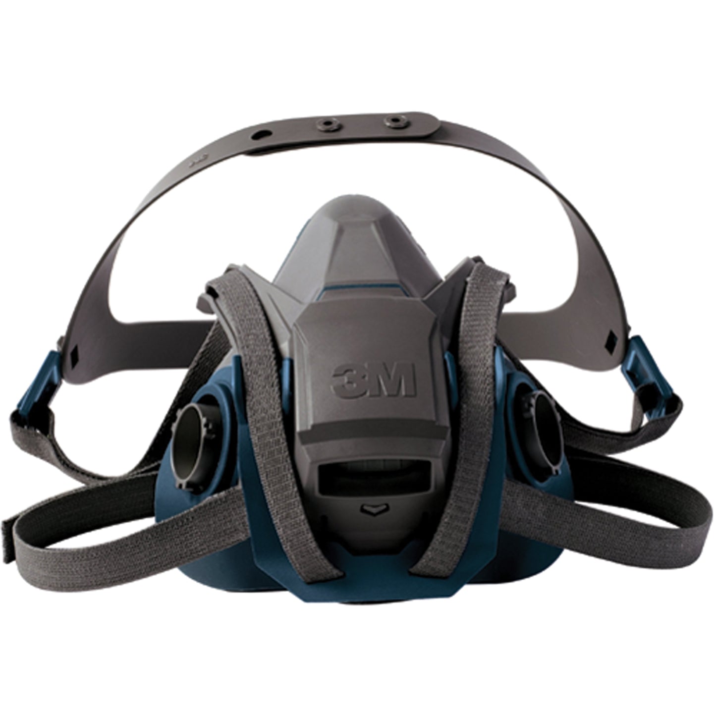 3M 6500QL Series Half Facepiece Respirator With Quick-Latch Drop-Down Feature, Silicone, Medium