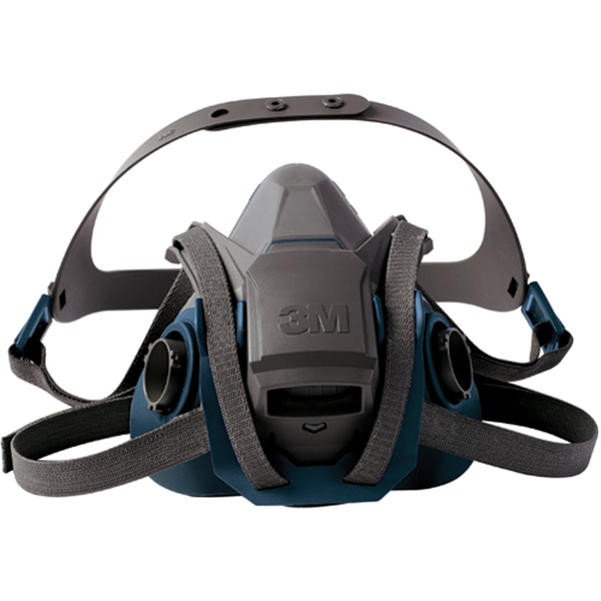3M 6500QL Series Half Facepiece Respirator With Quick-Latch Drop-Down Feature, Silicone, Medium