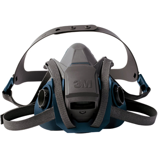 3M 6500QL Series Half Facepiece Respirator With Quick-Latch Drop-Down Feature, Silicone, Medium