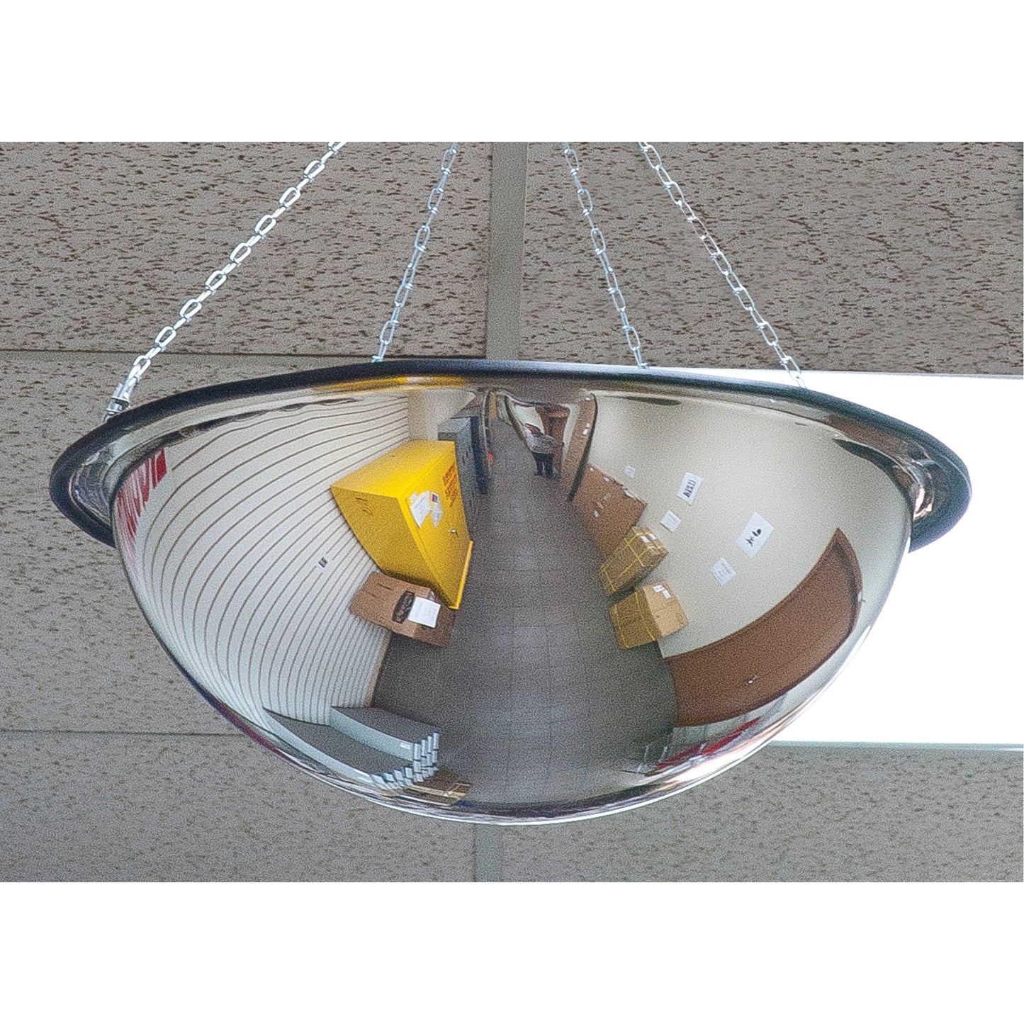 Zenith Safety Products 360° Dome Mirror, Full Dome, Open Top, 24" Diameter