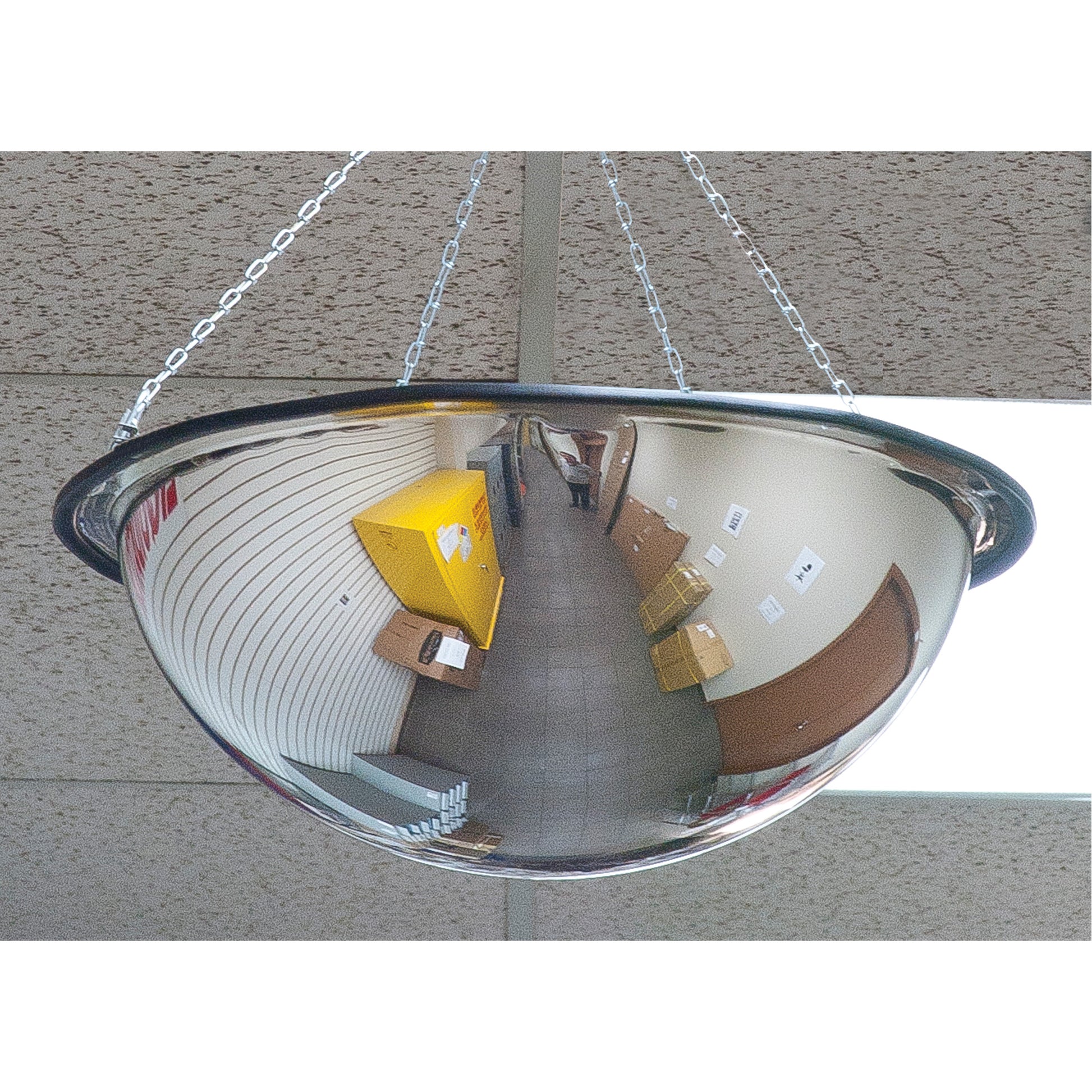 Zenith Safety Products 360° Dome Mirror, Full Dome, Open Top, 24" Diameter