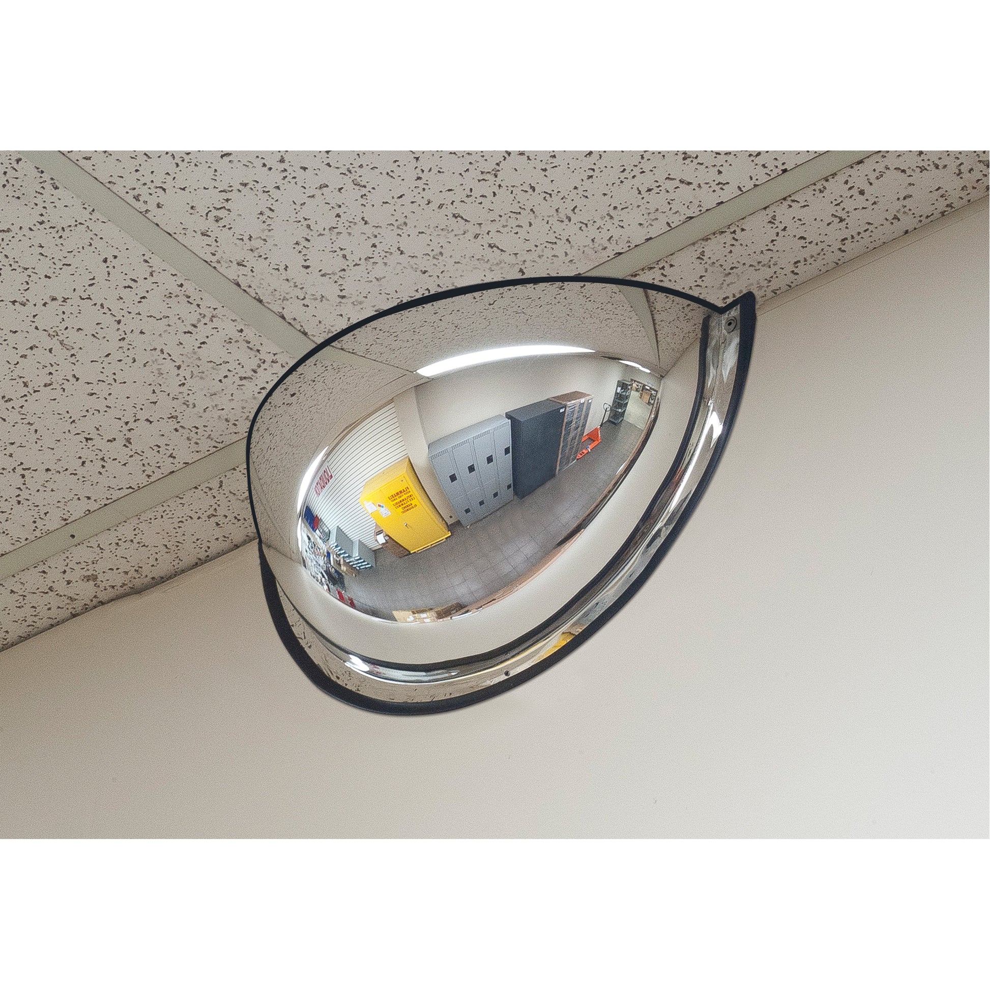 Zenith Safety Products 180° Dome Mirror, Half Dome, Open Top, 20" Diameter