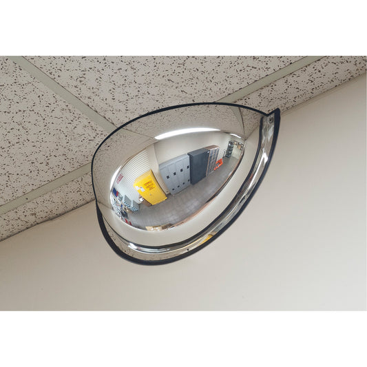 Zenith Safety Products 180° Dome Mirror, Half Dome, Open Top, 20" Diameter