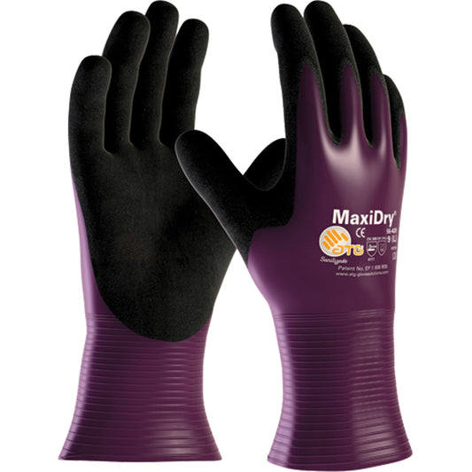 Protective Industrial Products ATG MaxiDry® 56-426 Gloves, 9/Large, Nitrile Coating, 15 Gauge, Nylon Shell