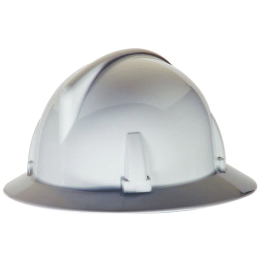 MSA Full Brim Hardhat, Ratchet Suspension, White