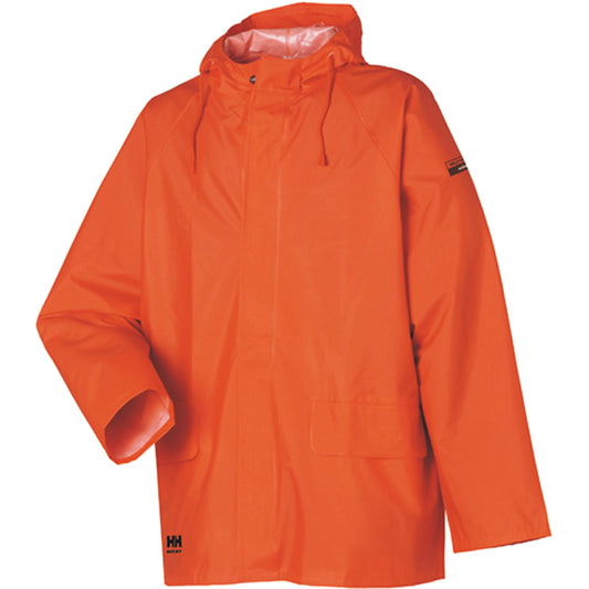 Helly Hansen Mandal Rainwear Jacket, Polyester, Medium, Orange