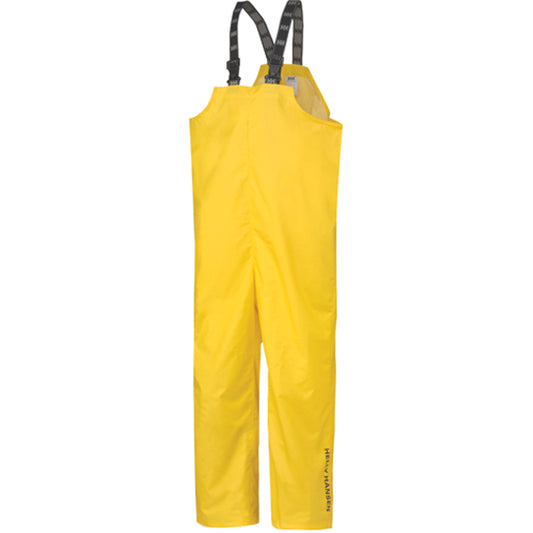 Helly Hansen Mandal Rain Bib Pants, Large, PVC, Yellow