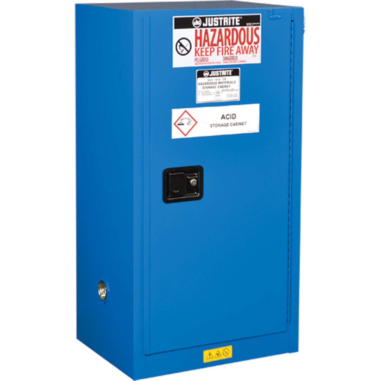 Sure-Grip® Ex Hazardous Material Compac Safety Cabinets, 15 gal., 23.25" x 44" x 18"