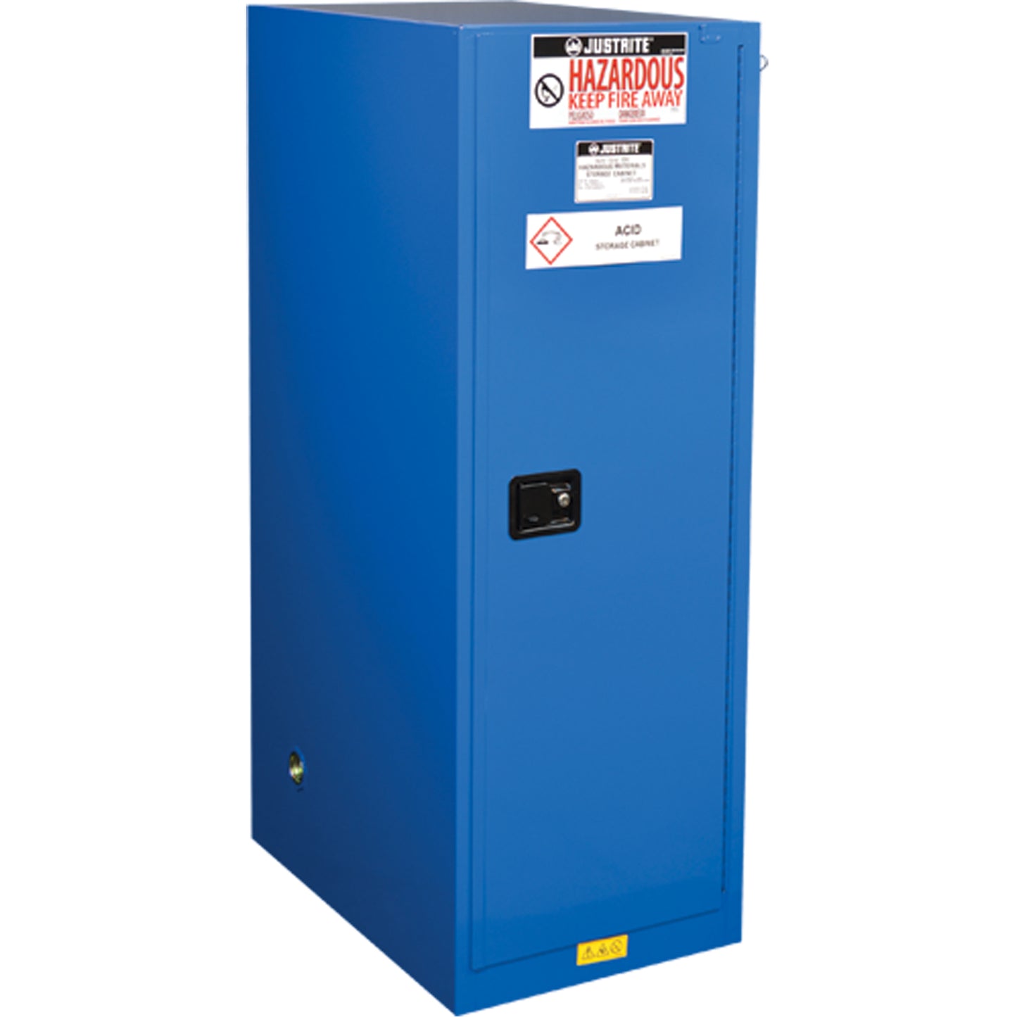 Sure-Grip® Ex Hazardous Material Slimline Safety Cabinets, 54 Gal., 23.25" x 65" x 34"