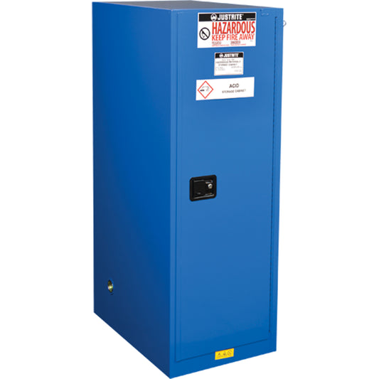 Sure-Grip® Ex Hazardous Material Slimline Safety Cabinets, 54 Gal., 23.25" x 65" x 34"