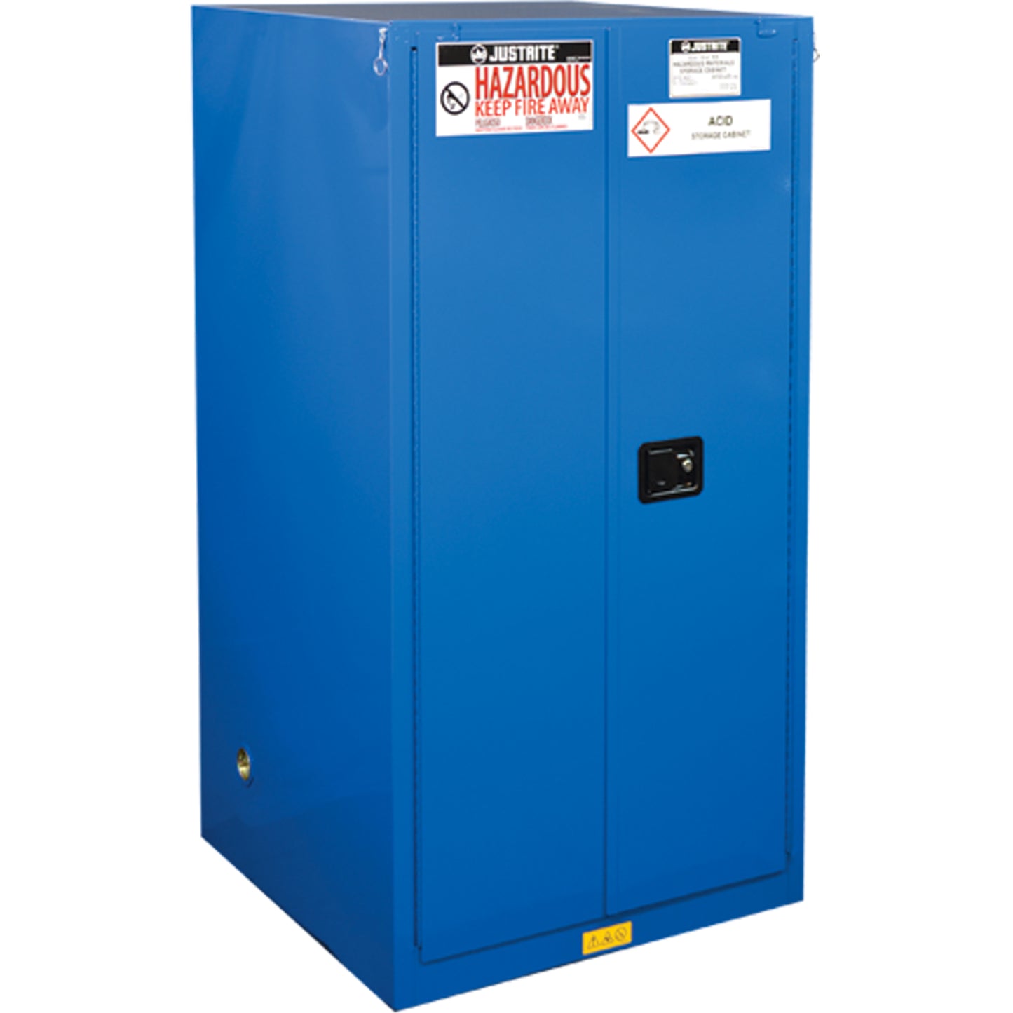 ChemCor® Lined Hazardous Material Safety Cabinets, 60 gal., 34" x 65" x 34"
