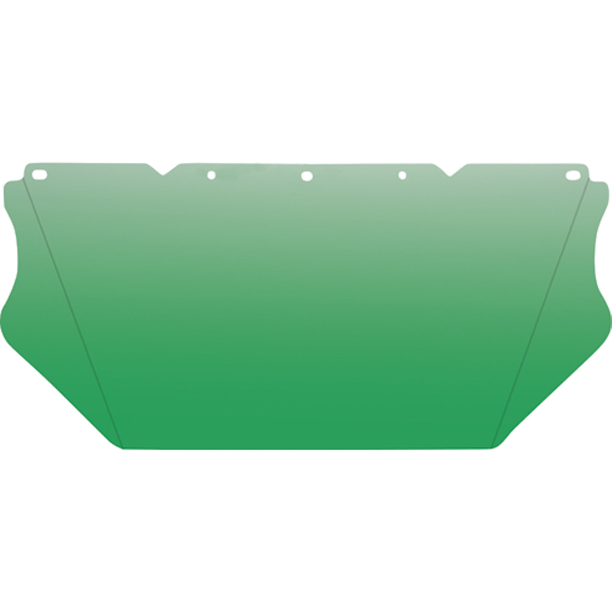 MSA V-Gard® Visor for General Purpose Applications, Polycarbonate, Green Tint