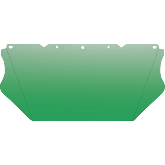 MSA V-Gard® Visor for General Purpose Applications, Polycarbonate, Green Tint