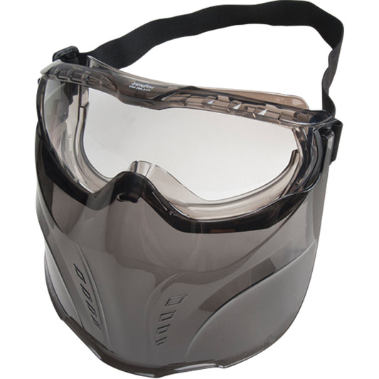 Zenith Safety Products Z2300 Series Safety Shield Goggles, Clear Lens, Anti-Fog, Indirect Vent