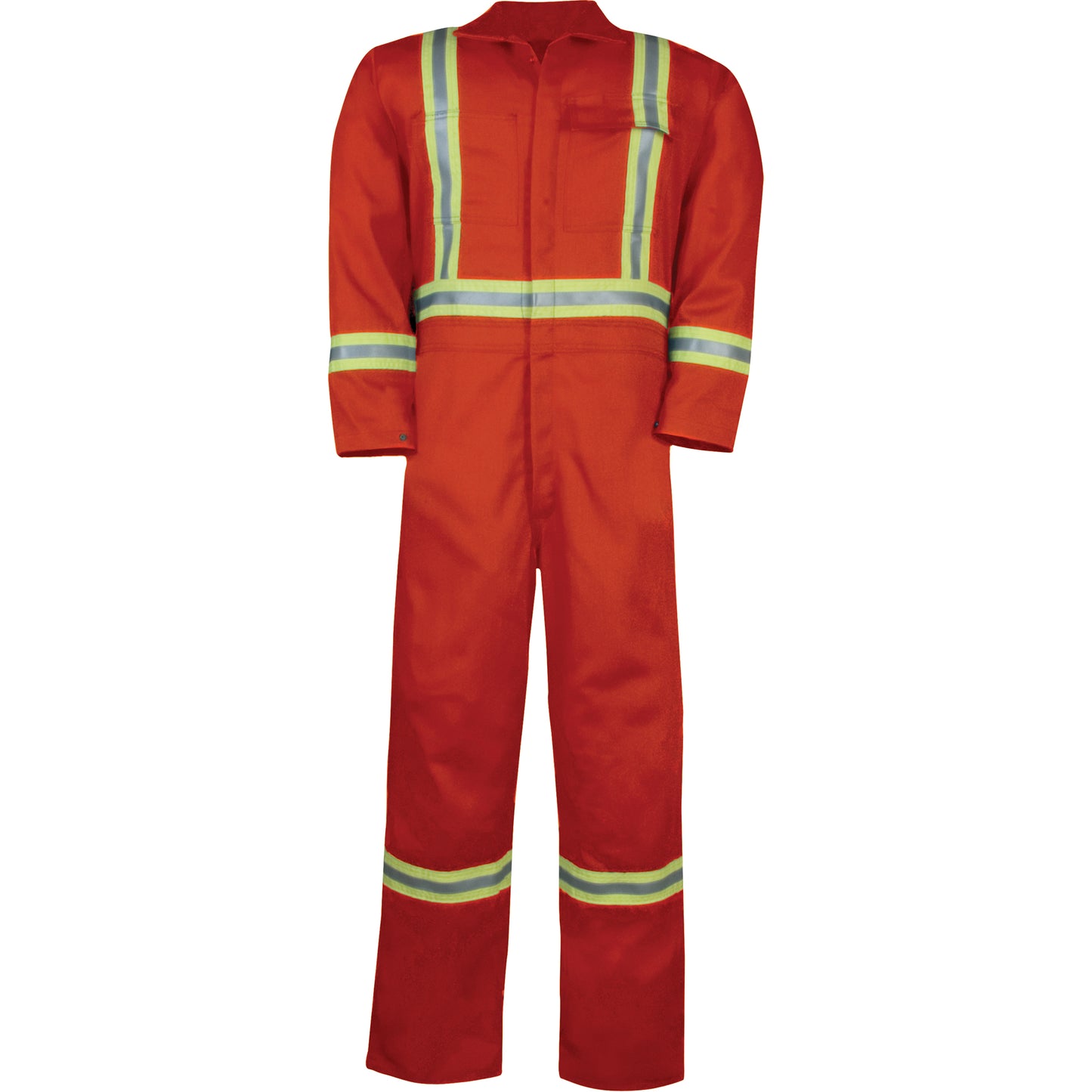 Big Bill Unlined Hi-Vis Coveralls, Size Large, Orange