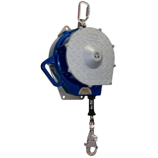 3M DBI Sala Fall Protection Sealed-Blok™ Self-Retracting Lifeline, 130', Stainless Steel, Swivel