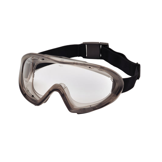 Pyramex Capstone 500 Series Safety Goggles, Grey Lens, Anti-Fog/Anti-Scratch, Indirect Vent
