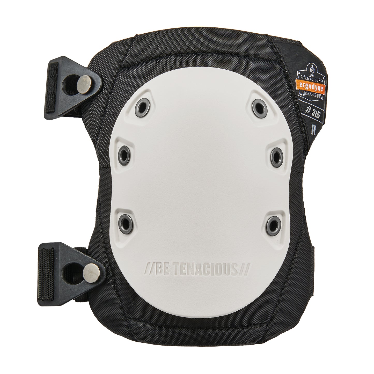 Ergodyne Proflex® 315 Long Textured Cap Knee Pads, Buckle Style, Plastic Caps, Foam Pads