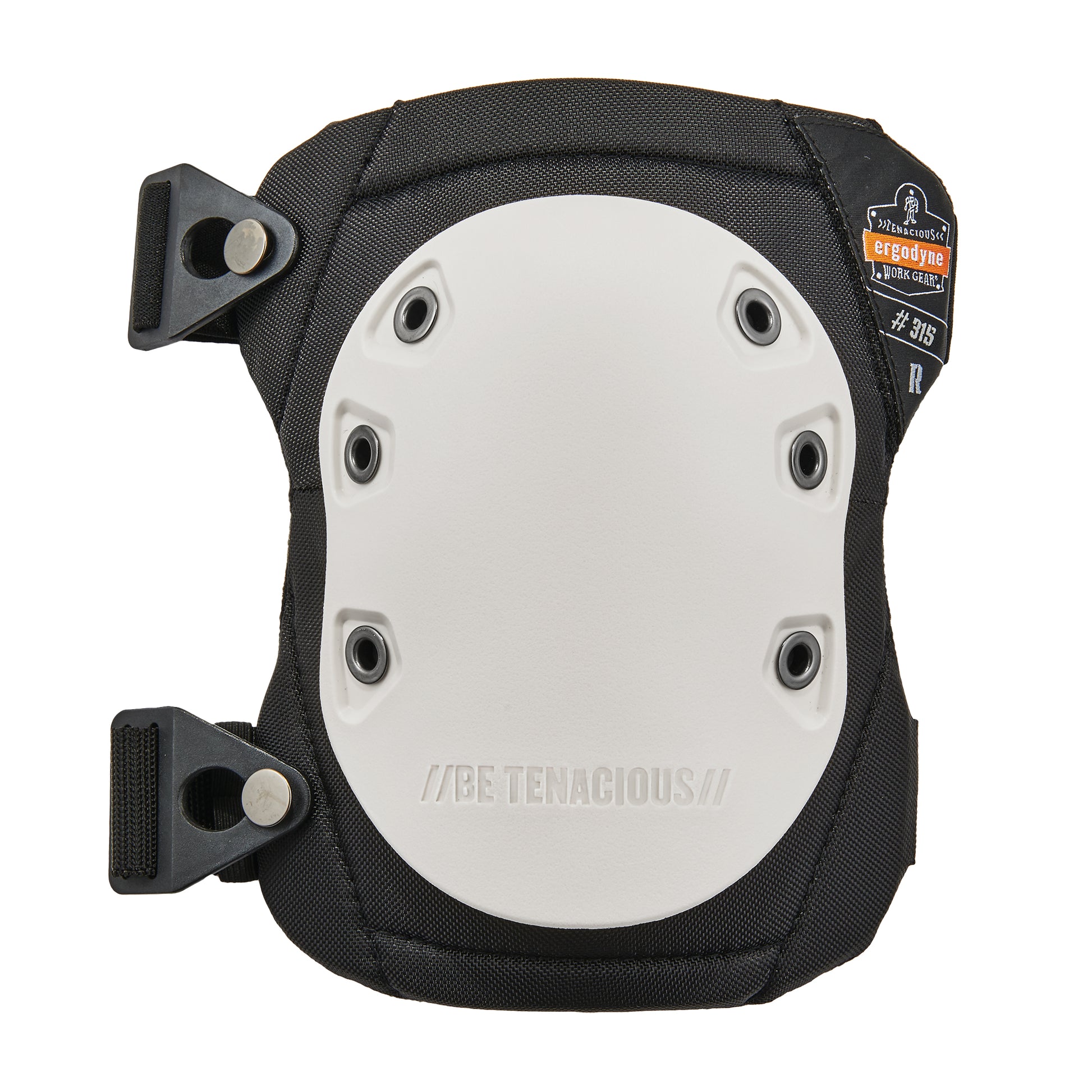 Ergodyne Proflex® 315 Long Textured Cap Knee Pads, Buckle Style, Plastic Caps, Foam Pads