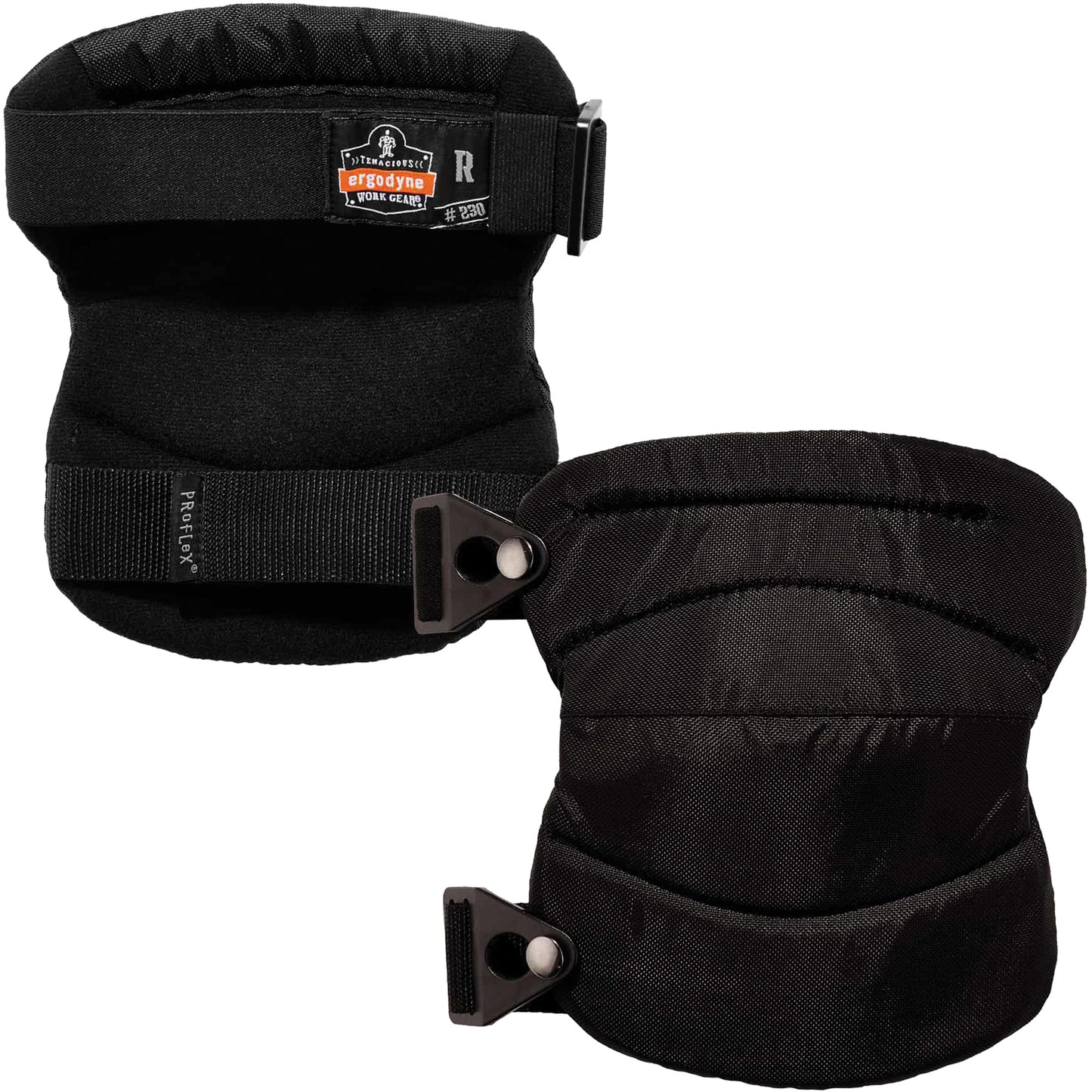 Ergodyne Proflex® 230 Wide Soft Cap Knee Pad, Buckle Style, Foam Caps, Foam Pads
