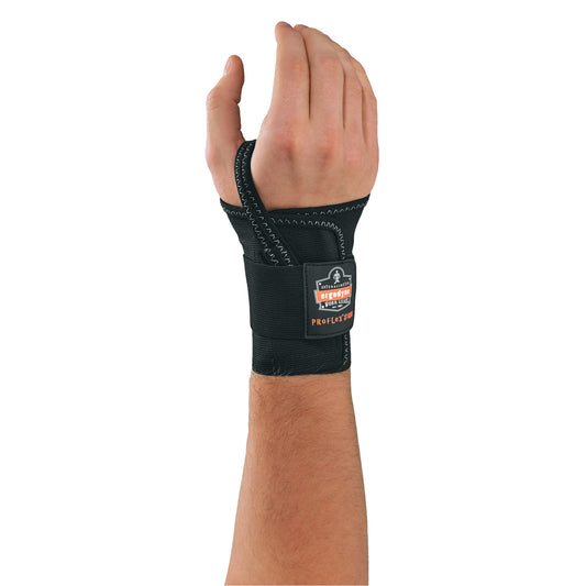 Ergodyne Proflex® 4000 Single Strap Wrist Support - Right Hand, Elastic, Medium