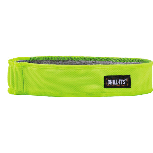 Ergodyne Chill-Its® 6605 Cooling Headband, High Visibilty Lime-Yellow