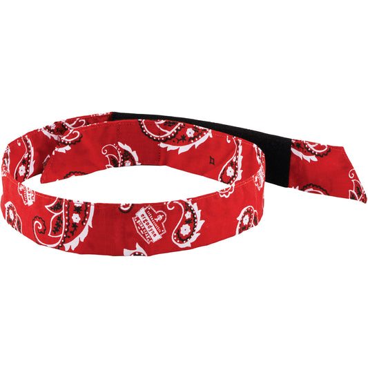 Ergodyne Chill-Its® 6705 Evaporative Cooling Bandana, Red