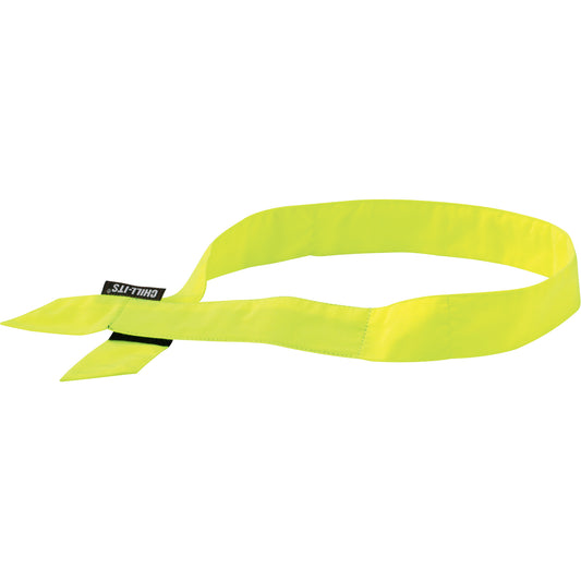 Ergodyne Chill-Its® 6705 Evaporative Cooling Bandana, High Visibility Lime-Yellow
