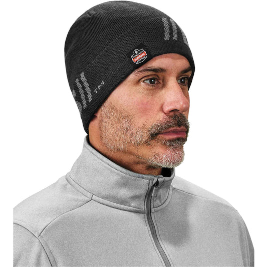 Ergodyne N-Ferno 6819BT Be Tenacious Beanie, Polyester Lining, One Size, Black