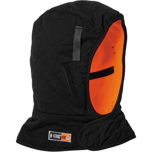 Ergodyne N-Ferno 6880 Two-Layer FR Winter Liner, Black, Cotton/Fleece/Modacrylic