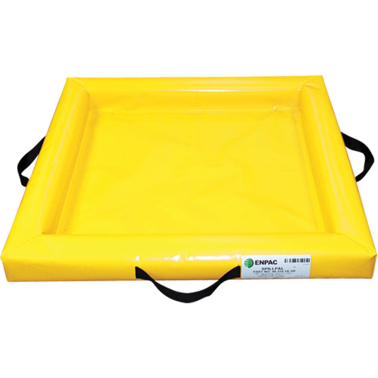 Enpac Duck Ponds Mini-Berm Containment, 40 US gal. Capacity, 4' W x 4' L x 4" H, Foam Wall