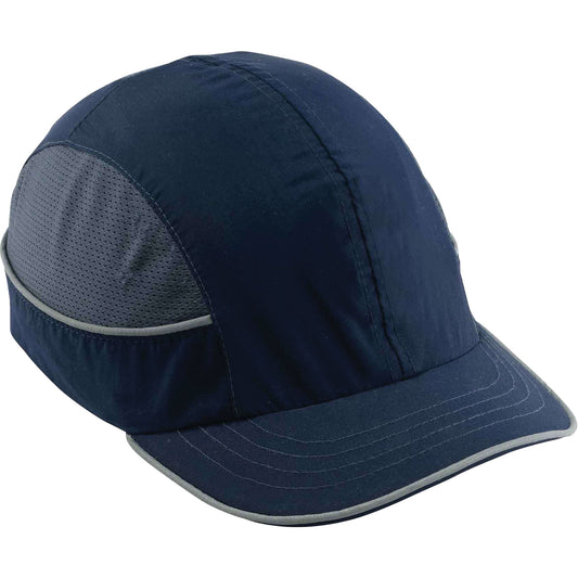 Ergodyne Skullerz® 8950 Short Brim Bump Cap, Navy Blue