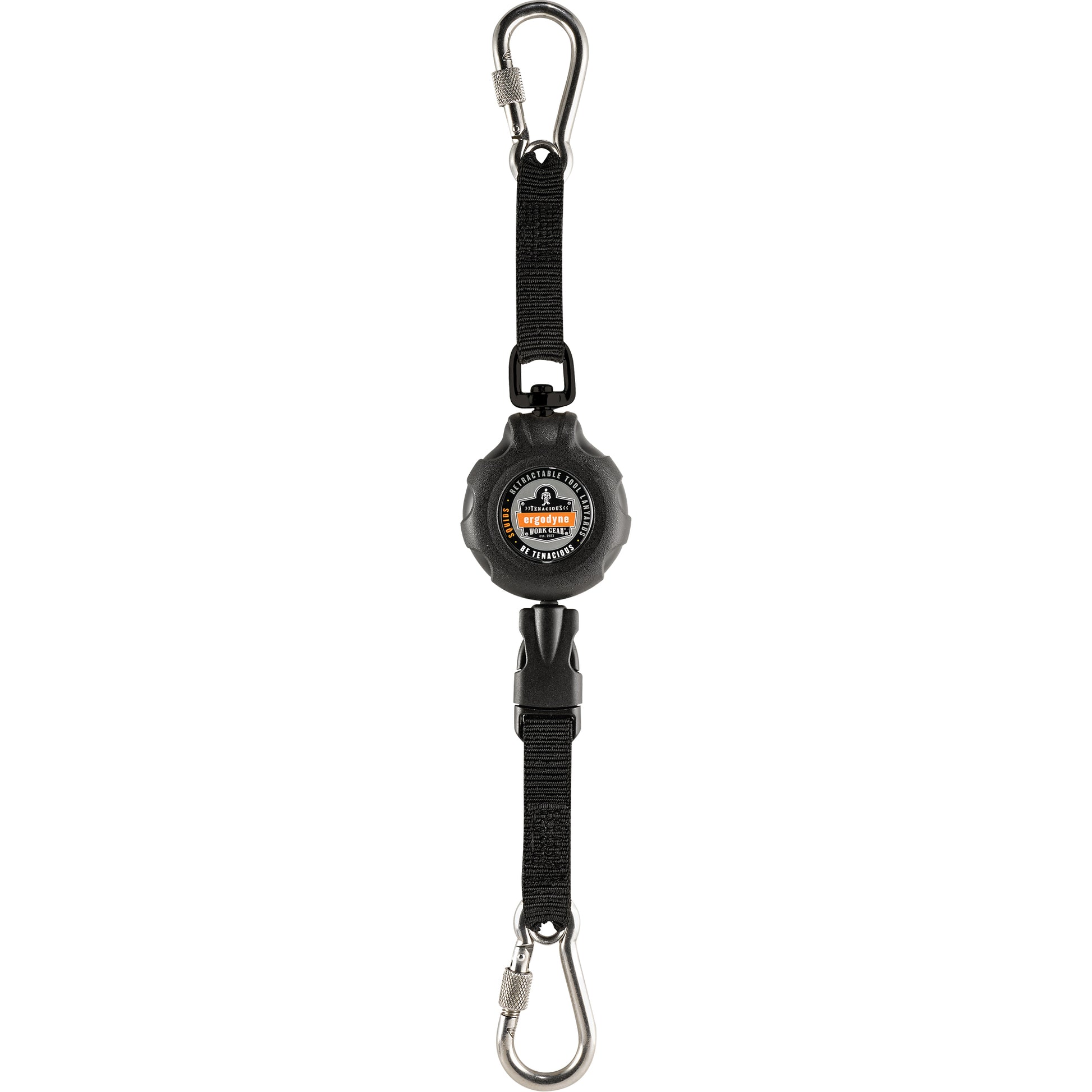 Ergodyne Squids® 3000 Tool Lanyard, Retractable, Dual Carabiner