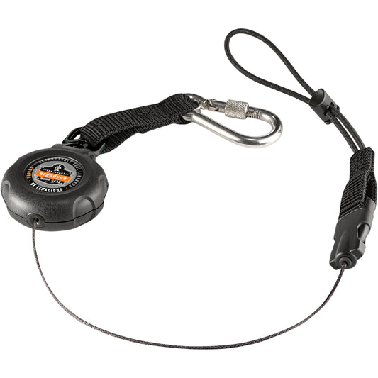 Ergodyne Squids® 3001 Tool Lanyard, Retractable, Carabiner/Loop