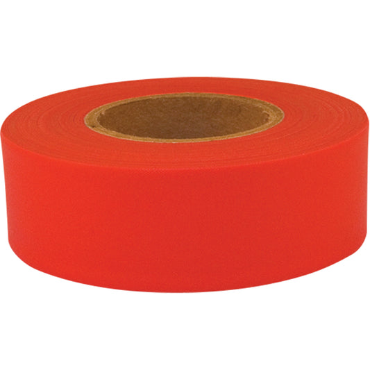 C.H. Hanson Sub-Zero Flagging Tape, 1.2" W x 150' L, Fluorescent Red