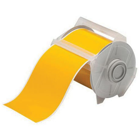 Pre-Cut Label Cartridge, 101 mm x 6-1/4", Yellow