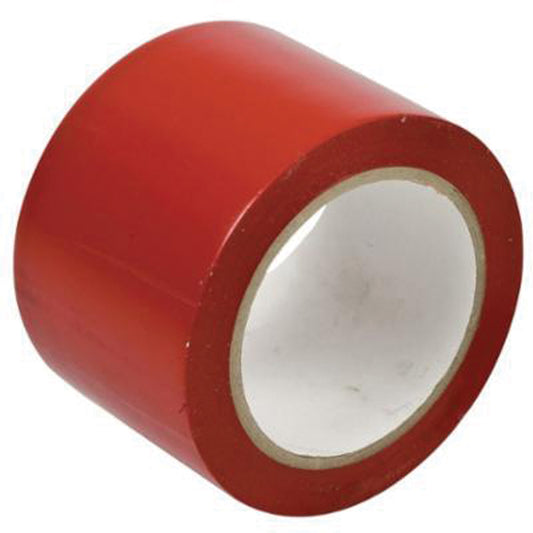 Brady Floor Marking Tape, 3" x 108', Vinyl, Red