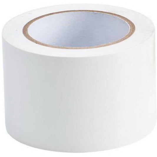 Brady Floor Marking Tape, 3" x 108', Vinyl, White