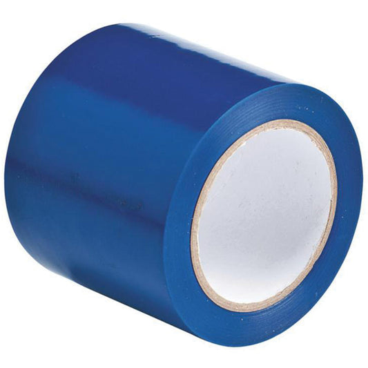Brady Floor Marking Tape, 4" x 108', Vinyl, Blue