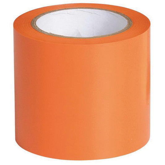Brady Floor Marking Tape, 4" x 108', Vinyl, Orange