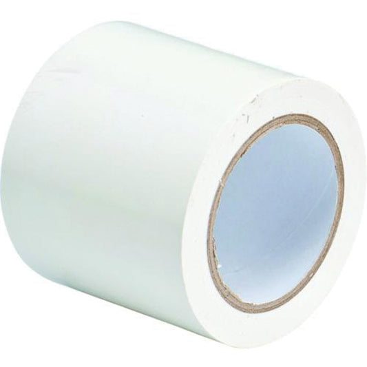 Brady Floor Marking Tape, 4" x 108', Vinyl, White