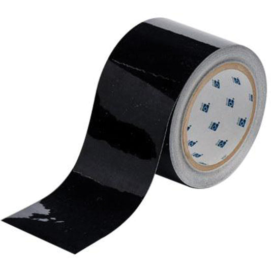 Brady ToughStripe® Floor Marking Tape, 3" x 100', Polyester, Black