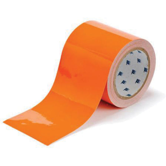 Brady ToughStripe® Floor Marking Tape, 3" x 100', Polyester, Orange