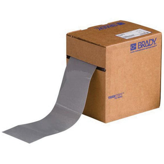 Brady ToughStripe® Floor Marking Tape, 3" x 100', Polyester, Grey