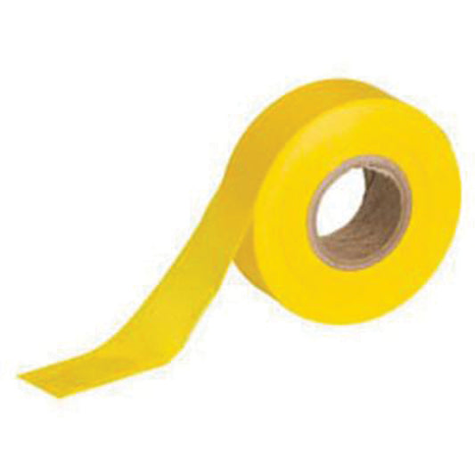 Brady STANDARD FLAGGING TAPE,1-3/16"X300', YELLOW