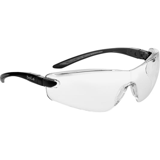 Bollé Safety Cobra Safety Glasses, Clear Lens, Anti-Fog/Anti-Scratch, Meets/Exceeds CSA Z94.3