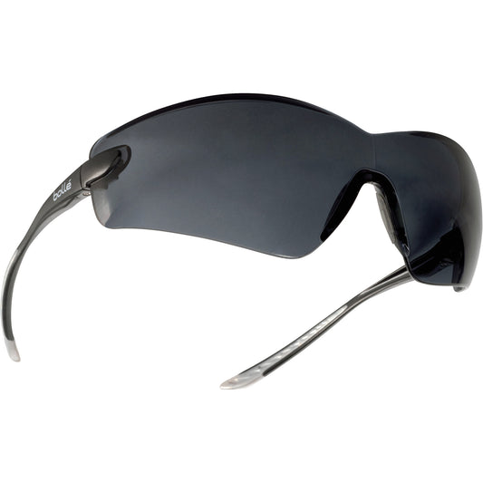 Bollé Safety Cobra Safety Glasses, Grey/Smoke Lens, Anti-Fog/Anti-Scratch, Meets/Exceeds CSA Z94.3