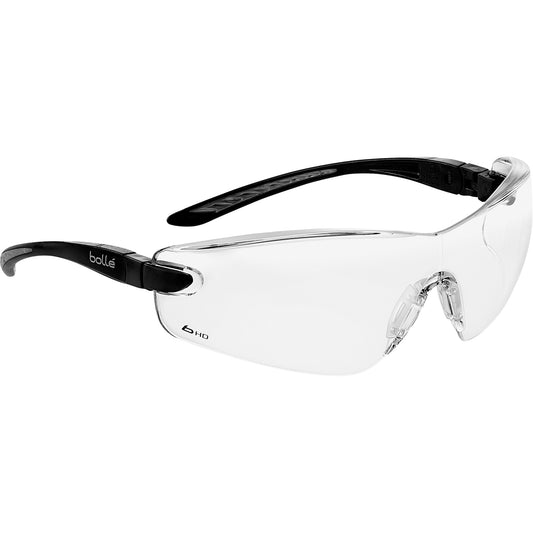 Bollé Safety Cobra HD Safety Glasses, Clear Lens, Anti-Fog/Anti-Scratch, Meets/Exceeds CSA Z94.3