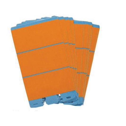 Brady VINYL CLOTH REFILL PAGES, ORANGE, BLANK