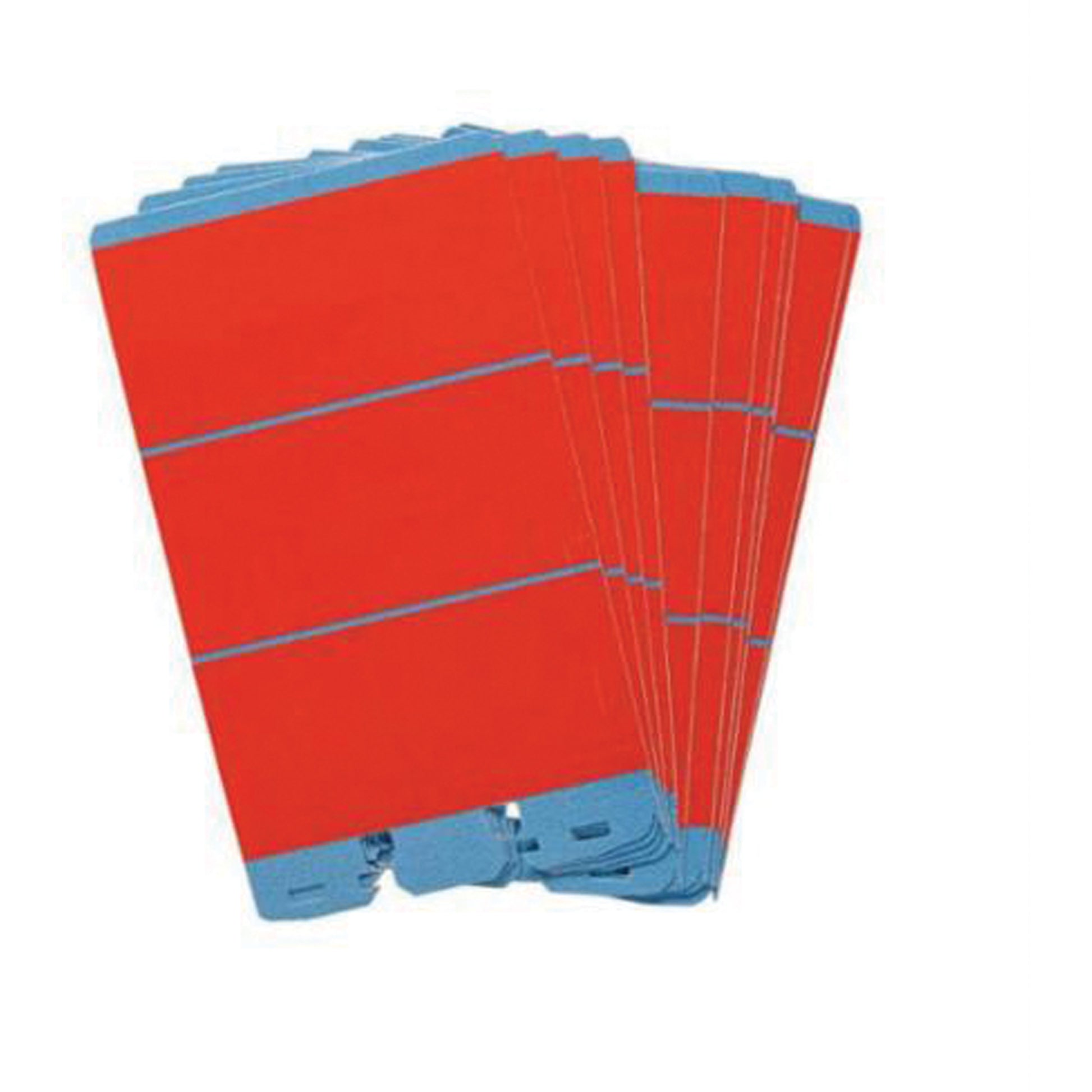 Brady VINYL CLOTH REFILL PAGES,RED, BLANK